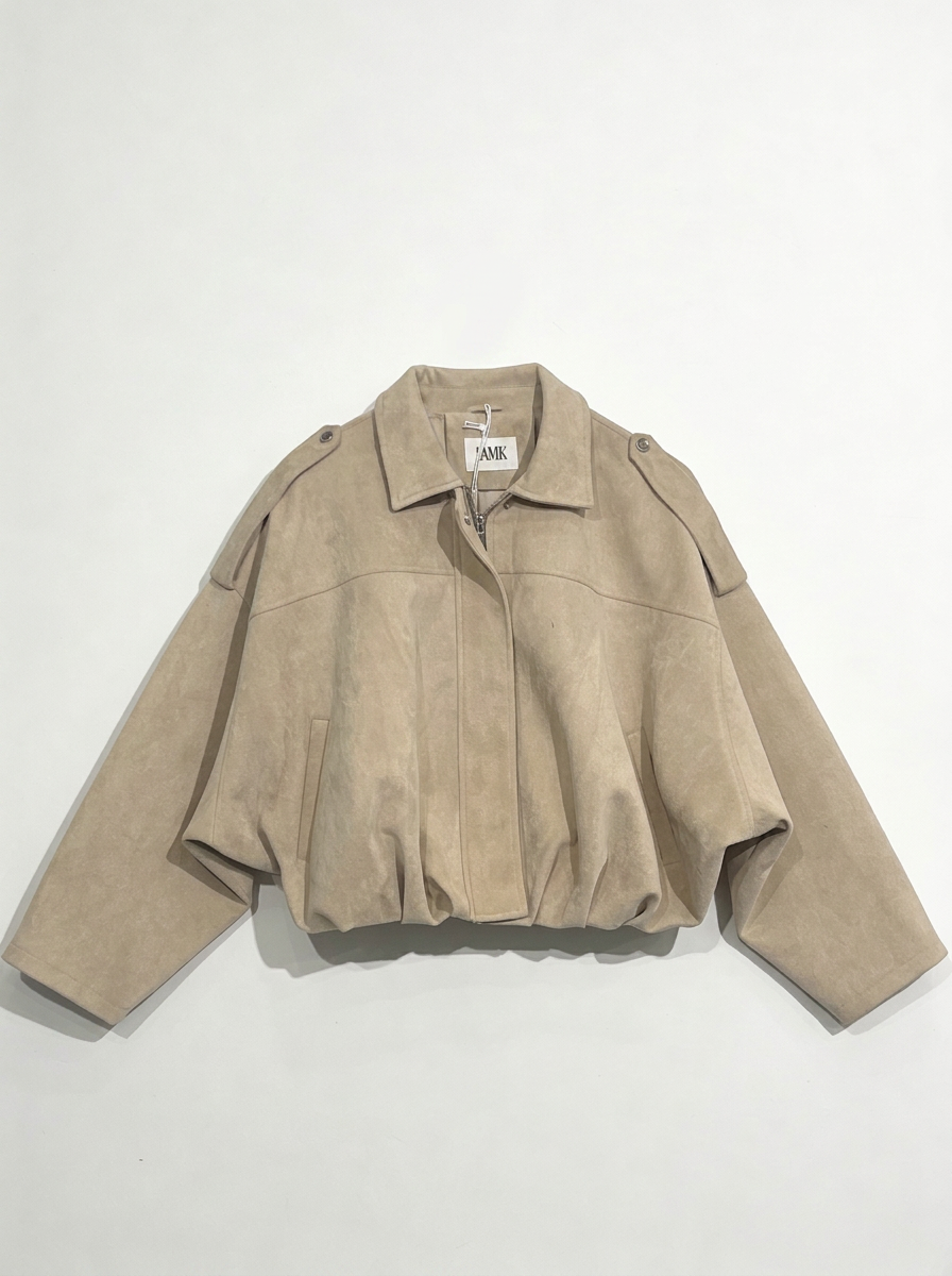 SUEDE BOMBER JAKNA